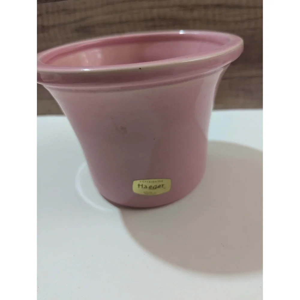 Vintage‎ Haeger Pink Lamb Planter Ceramic Baby Nursery Sheep Pot USA 202